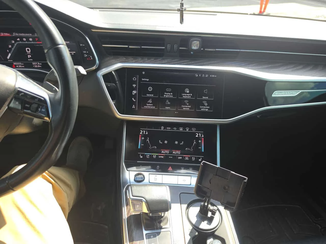 Audi A6 * Technik * S-line* ОБДУХВАНЕ* DISTRONIC* B&O* , снимка 9 - Автомобили и джипове - 55086939