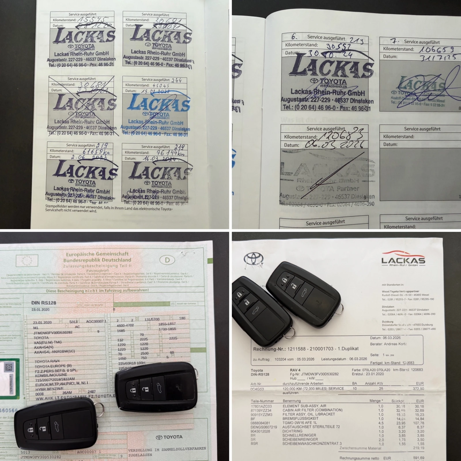 Toyota Rav4 2.5* 4X4* СЕРВИЗНА К-КА С ПЪЛНА ИСТОРИЯ В ТОЙОТА, снимка 17 - Автомобили и джипове - 55801770