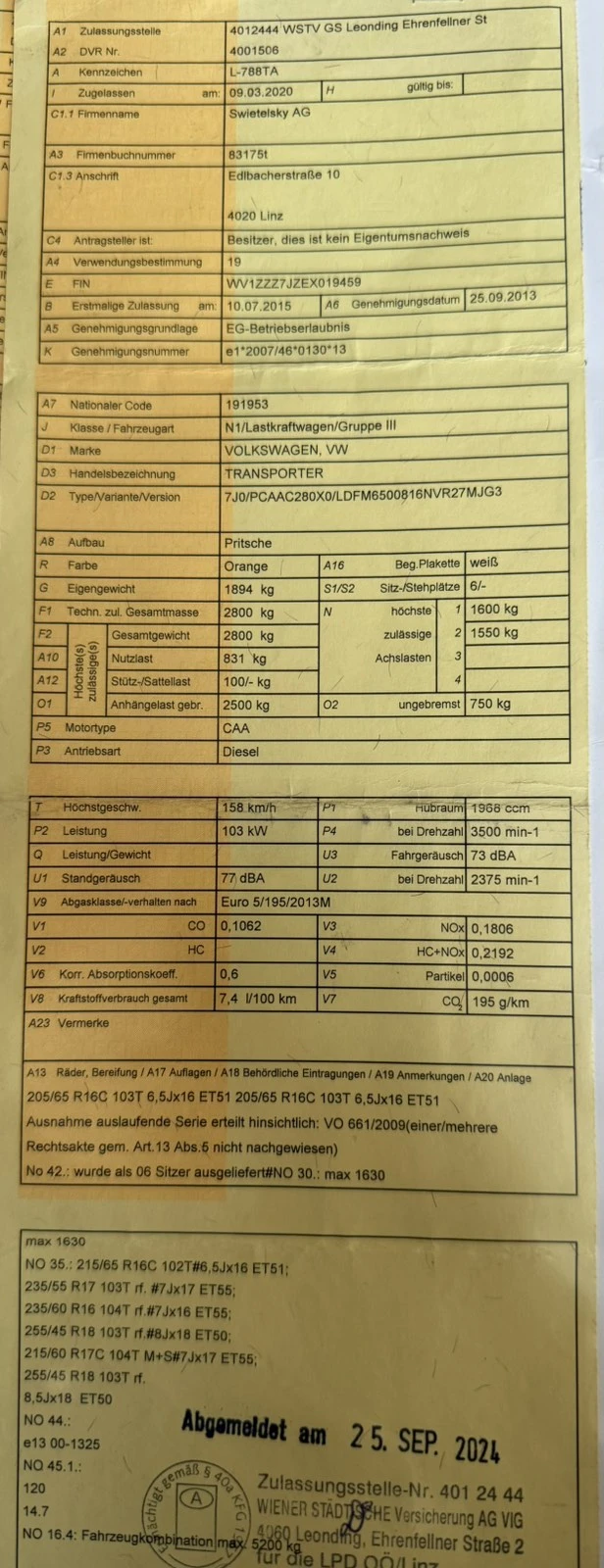 VW Transporter 6 местен, товаропътнически, снимка 15 - Бусове и автобуси - 49741703