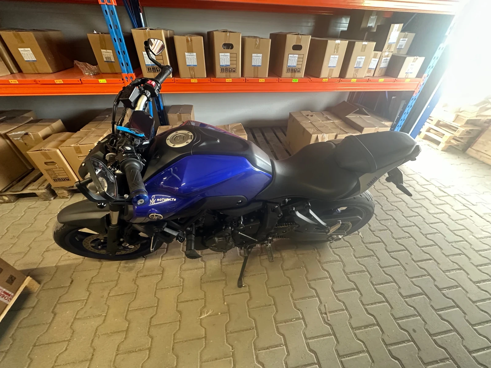 Yamaha Mt-07 Всички оригинални части се пазят, снимка 5 - Мотоциклети и мототехника - 54737117