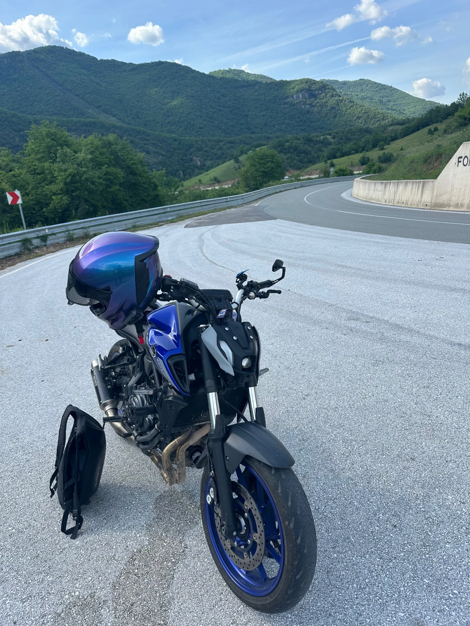 Yamaha Mt-07 Всички оригинални части се пазят