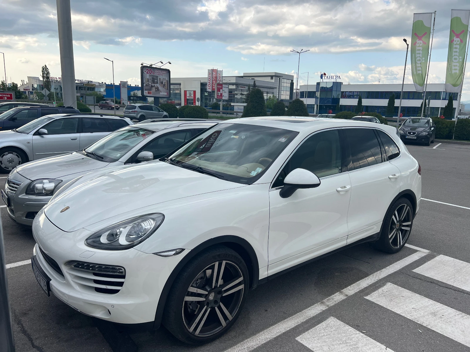 Porsche Cayenne 3.0d адаптивно окачване подг отдух камера panorama - изображение 2