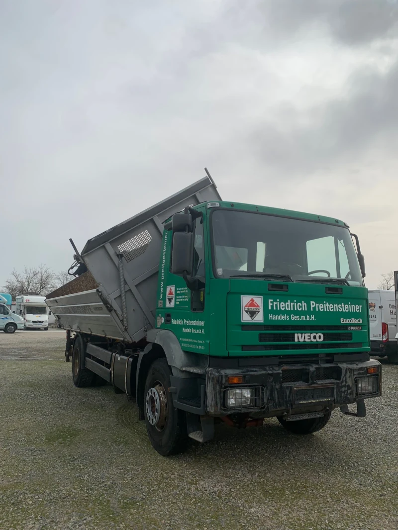 Iveco Eurotech Самосвал с кран, снимка 2 - Камиони - 47215951