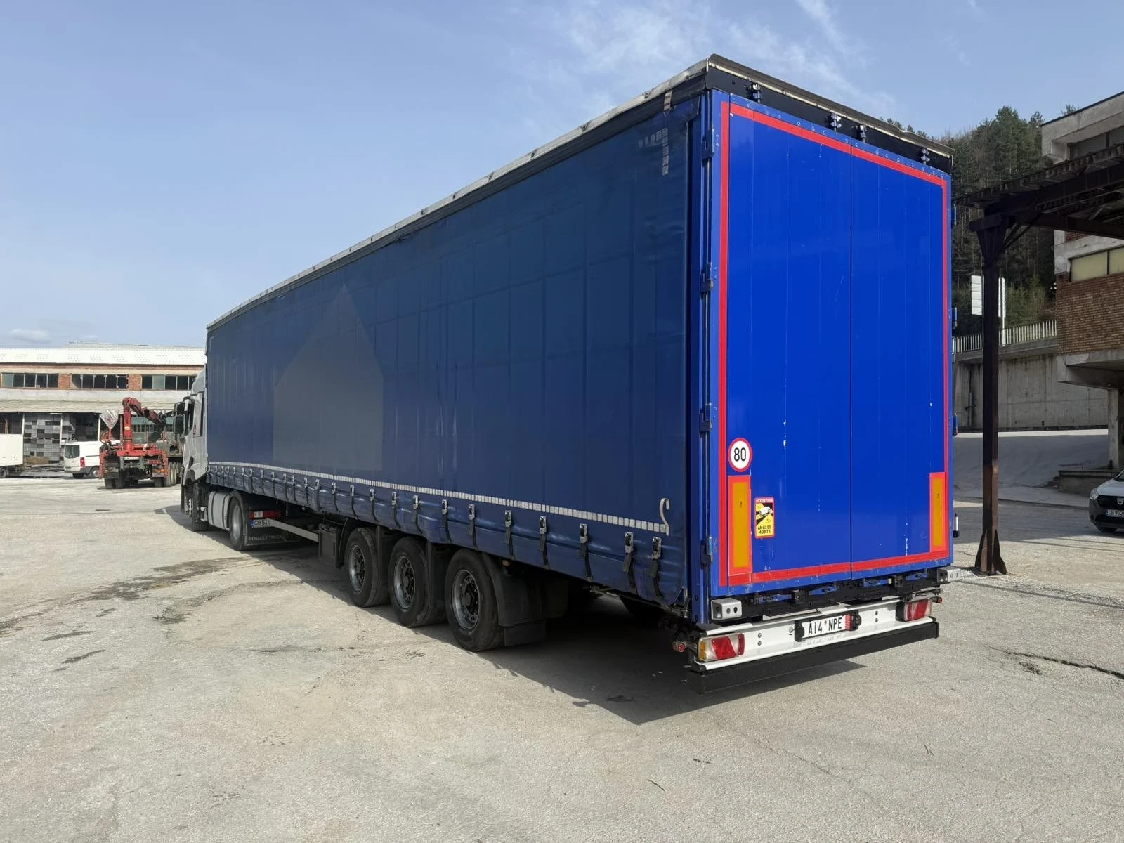 Полуремарке Koegel МЕГА * ТОП СЪСТОЯНИЕ