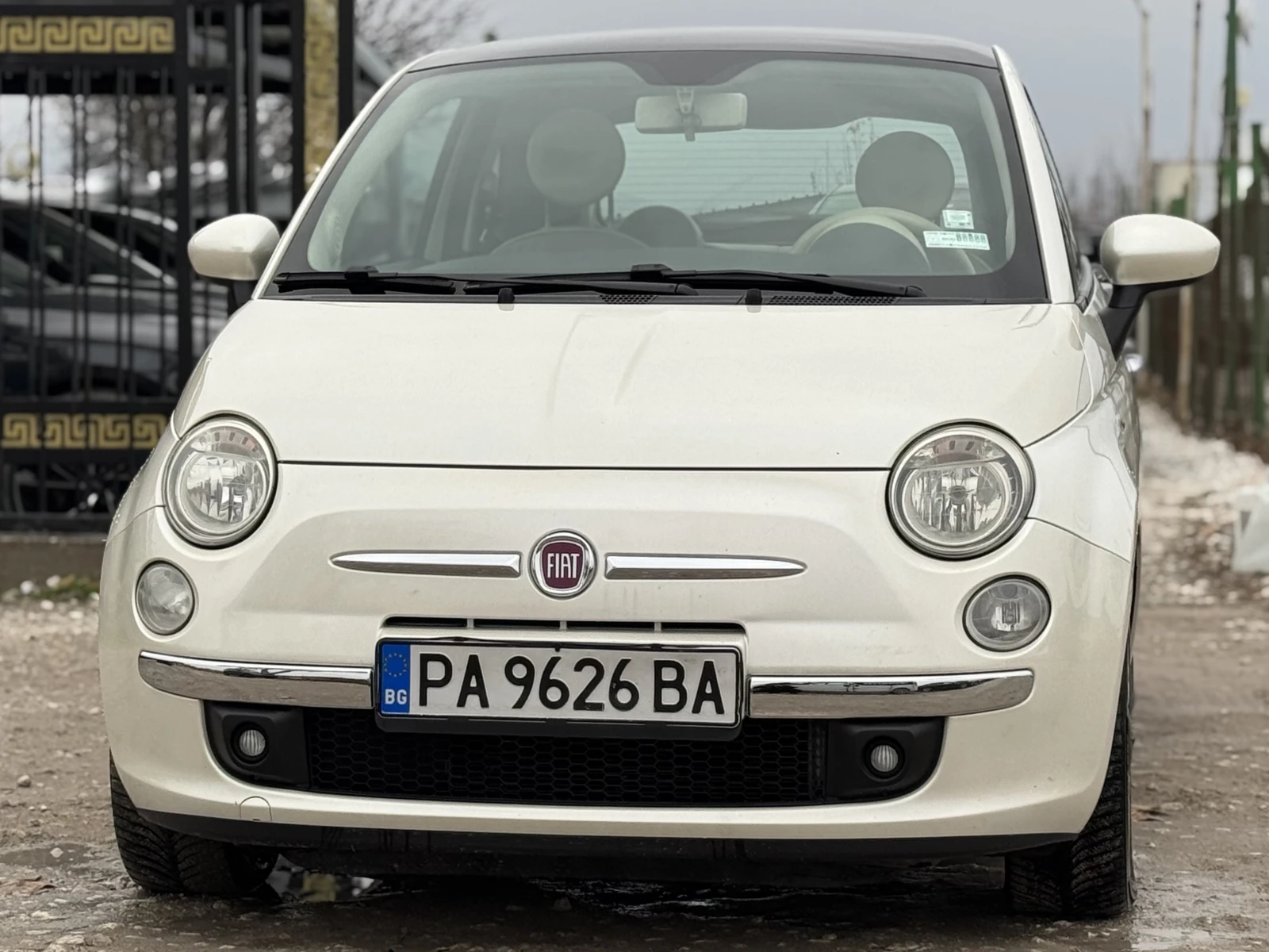 Fiat 500 1.4i= Автоматик= Панорама=  - [1] 