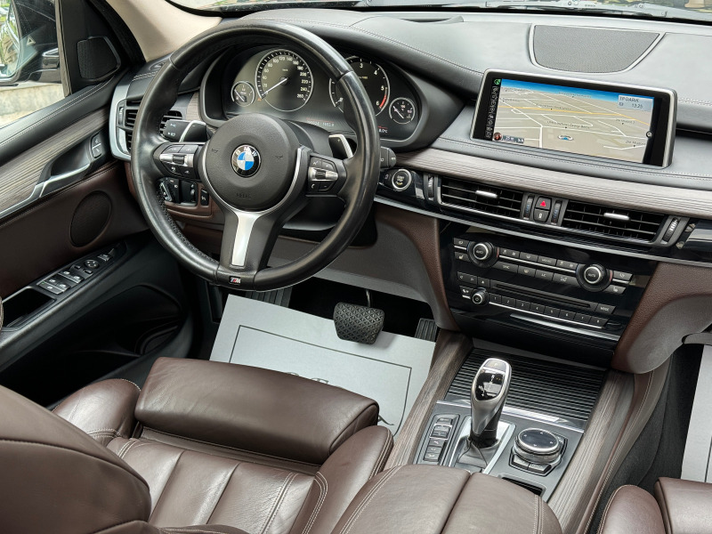 BMW X5 3.0Xdrive-ВАКУМ-ПОДГРЕВ-HEAD-UP-ПАНОРАМА-LED-FULL!, снимка 13 - Автомобили и джипове - 45974279