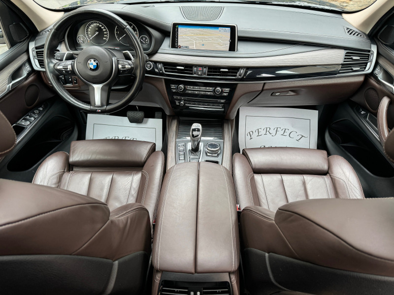 BMW X5 3.0Xdrive-ВАКУМ-ПОДГРЕВ-HEAD-UP-ПАНОРАМА-LED-FULL!, снимка 12 - Автомобили и джипове - 45974279