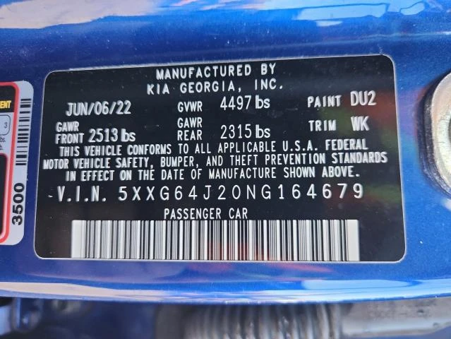 Kia K5 1.6L 4 Front-wheel Drive, снимка 7 - Автомобили и джипове - 52711008