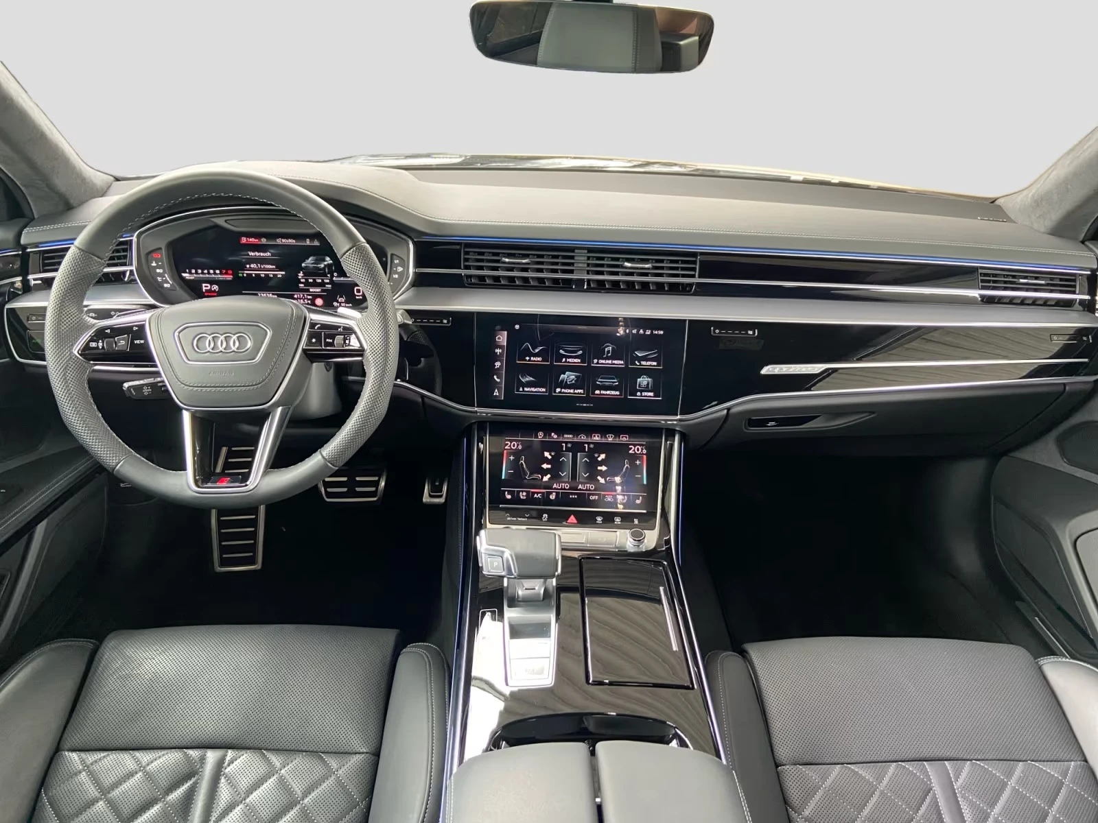 Audi S8 BLACK OPTIC / HUD / PANO / B&O / MATRIX / 360 / TV | Mobile.bg � ����������� 6