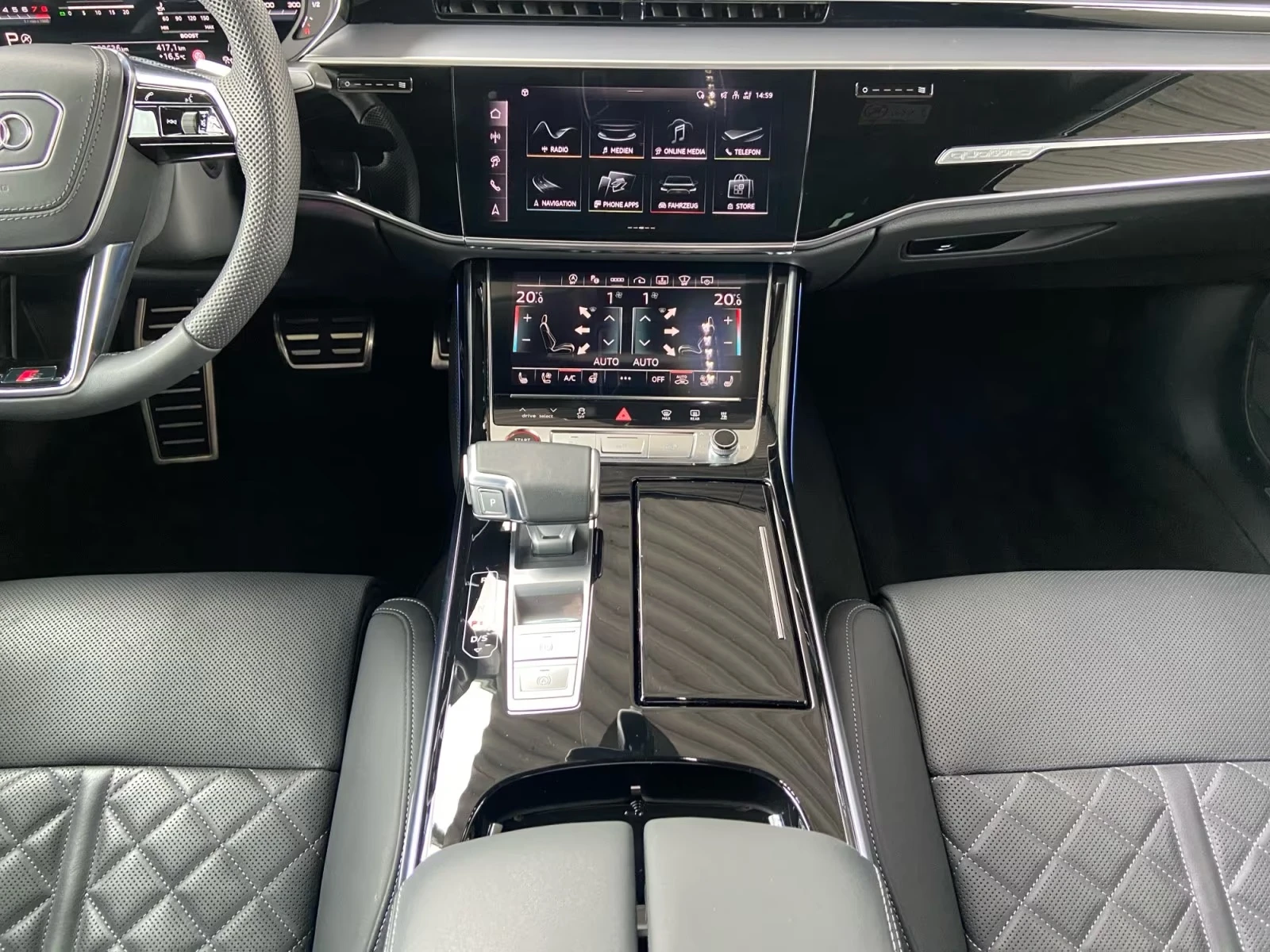 Audi S8 BLACK OPTIC / HUD / PANO / B&O / MATRIX / 360 / TV | Mobile.bg � ����������� 10