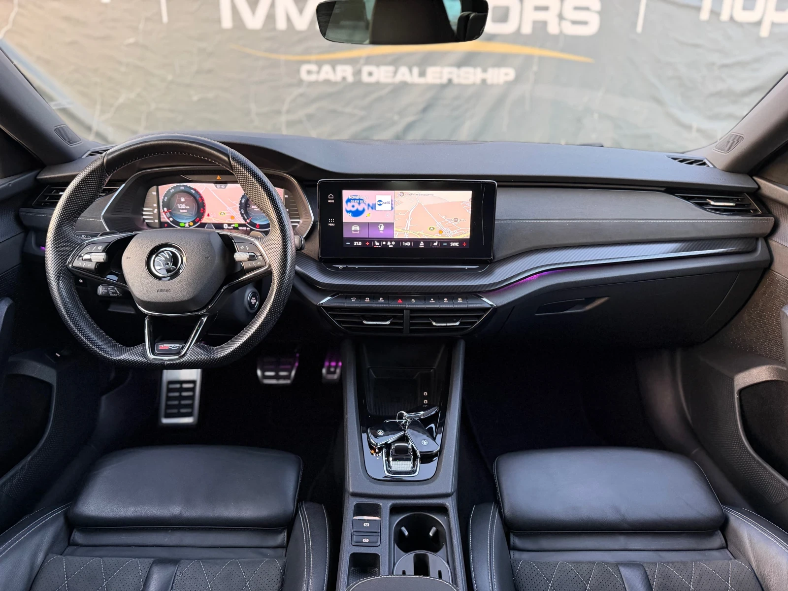 Skoda Octavia VRS* 2.0TDI* DSG* MATRIX* , снимка 10 - Автомобили и джипове - 56316686
