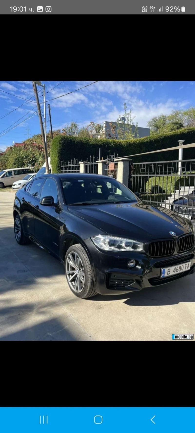 BMW X6 M packet Обслужена