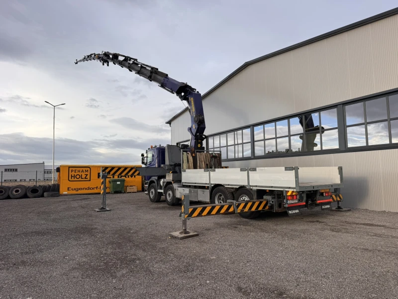 Scania R 420 35 метра Palfinger PK 100002 F , флайджиб, лебедка, снимка 12 - Камиони - 53033315