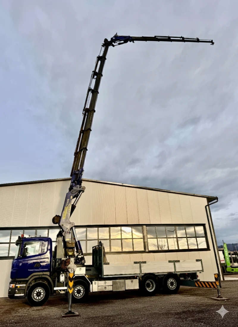 Scania R 420 35 метра Palfinger PK 100002 F , флайджиб, лебедка, снимка 9 - Камиони - 53033315