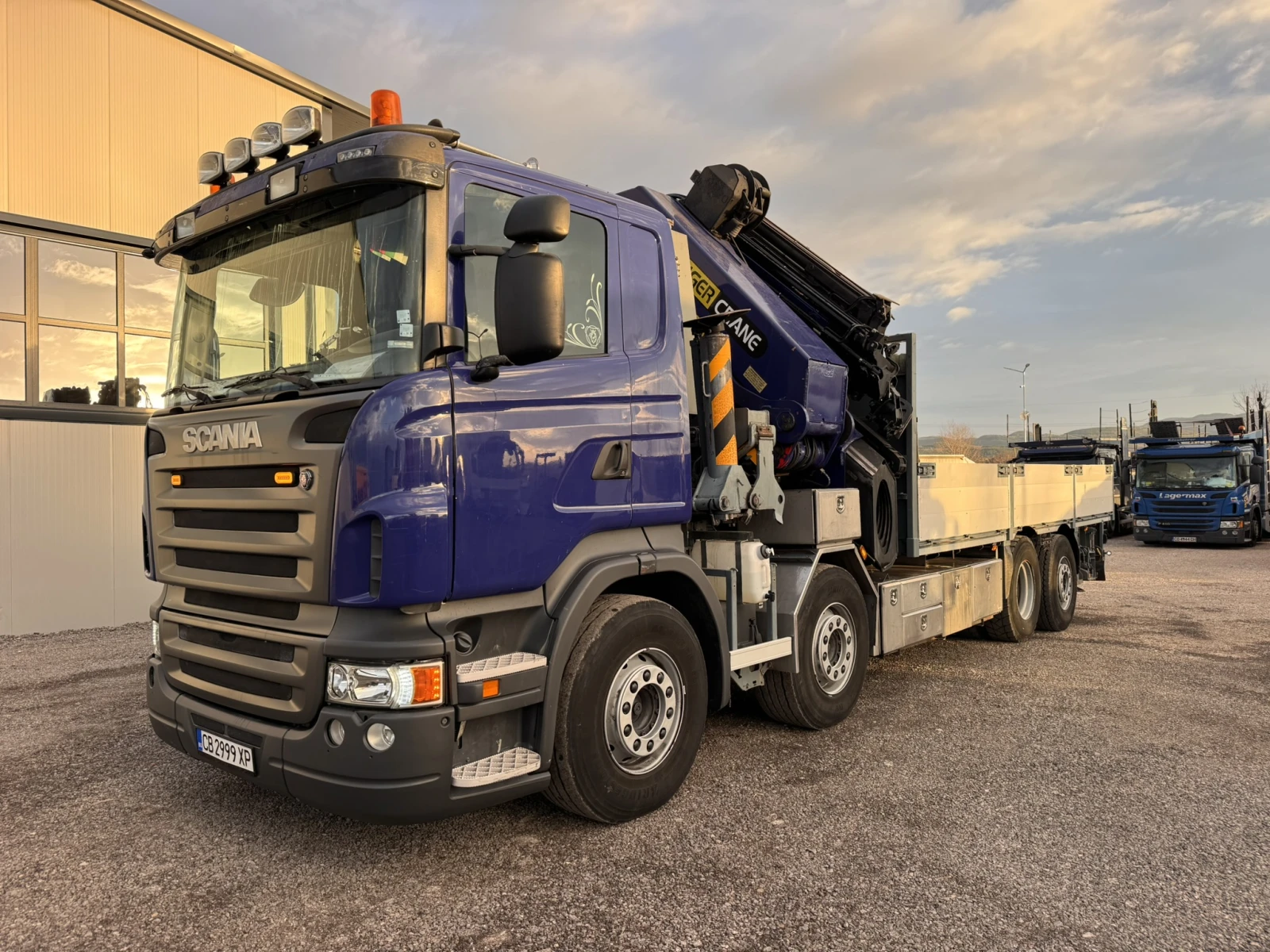 Scania R 420 35 метра Palfinger PK 100002 F , флайджиб, лебедка, снимка 1