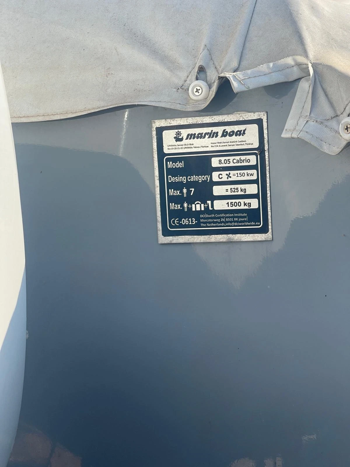 Моторна яхта Marin Boat 8.05 cabrio, снимка 10 - Воден транспорт - 55507237