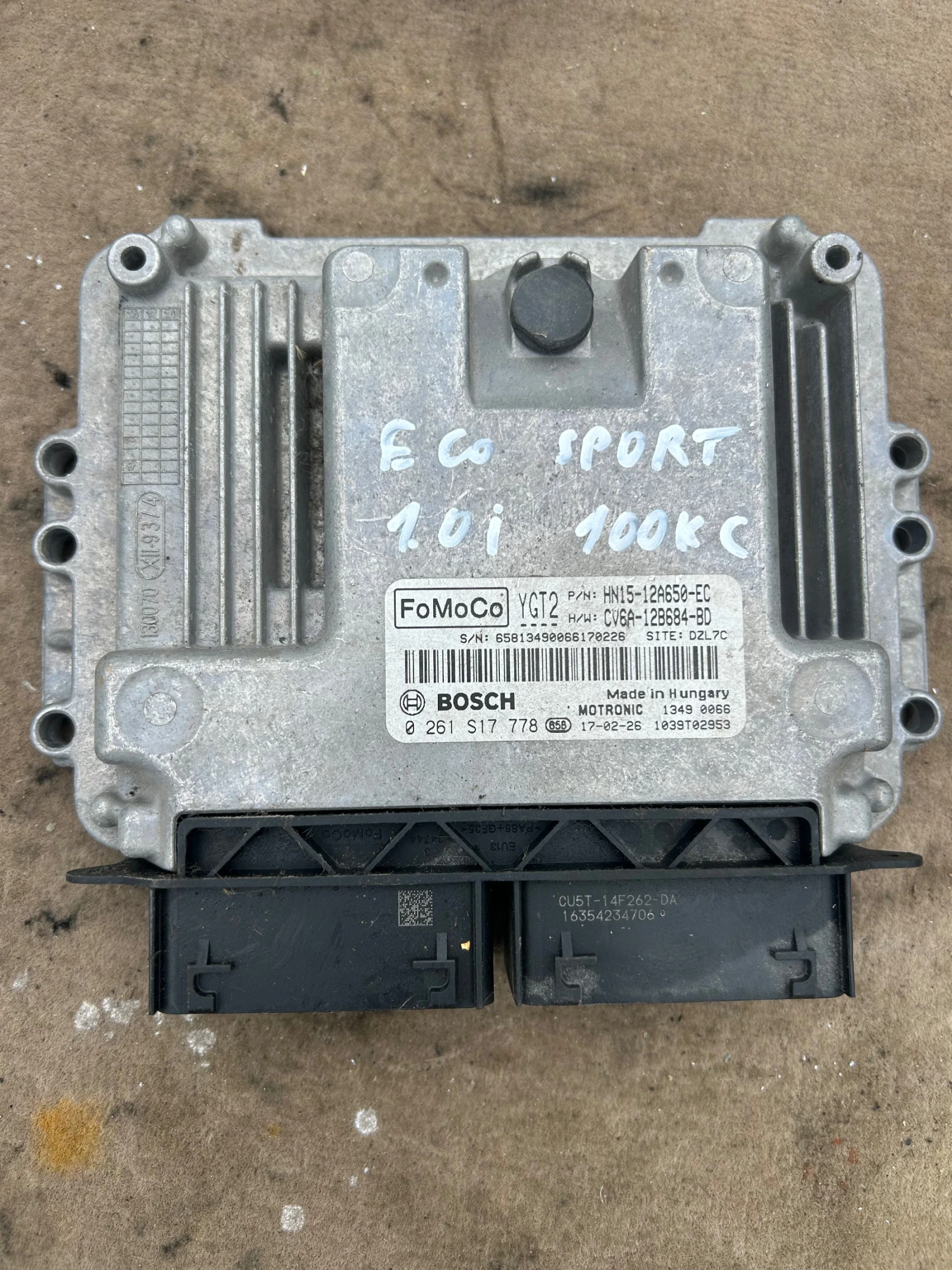0261S17778 �������� �������� FORD ECO SPORT 1.0 ECOBOOST 1039T02953 | Mobile.bg � ����������� 1
