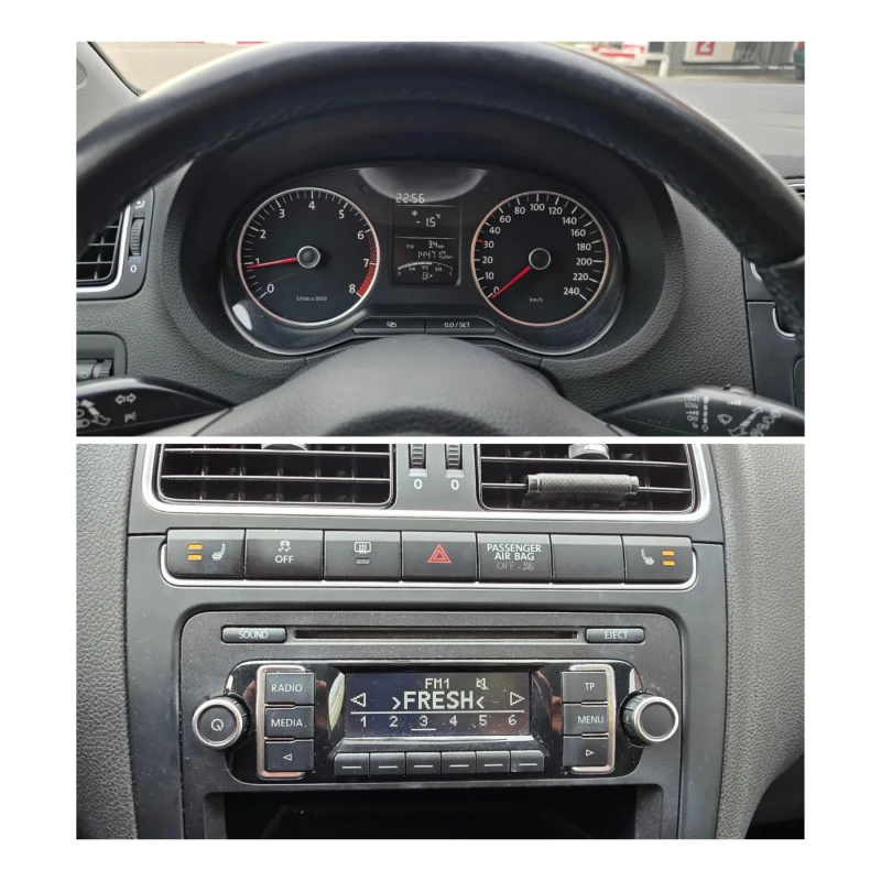 VW Polo БЕНЗИН-ПЕРФЕКТНА-КЛИМАТРОНИК, снимка 13 - Автомобили и джипове - 53085245