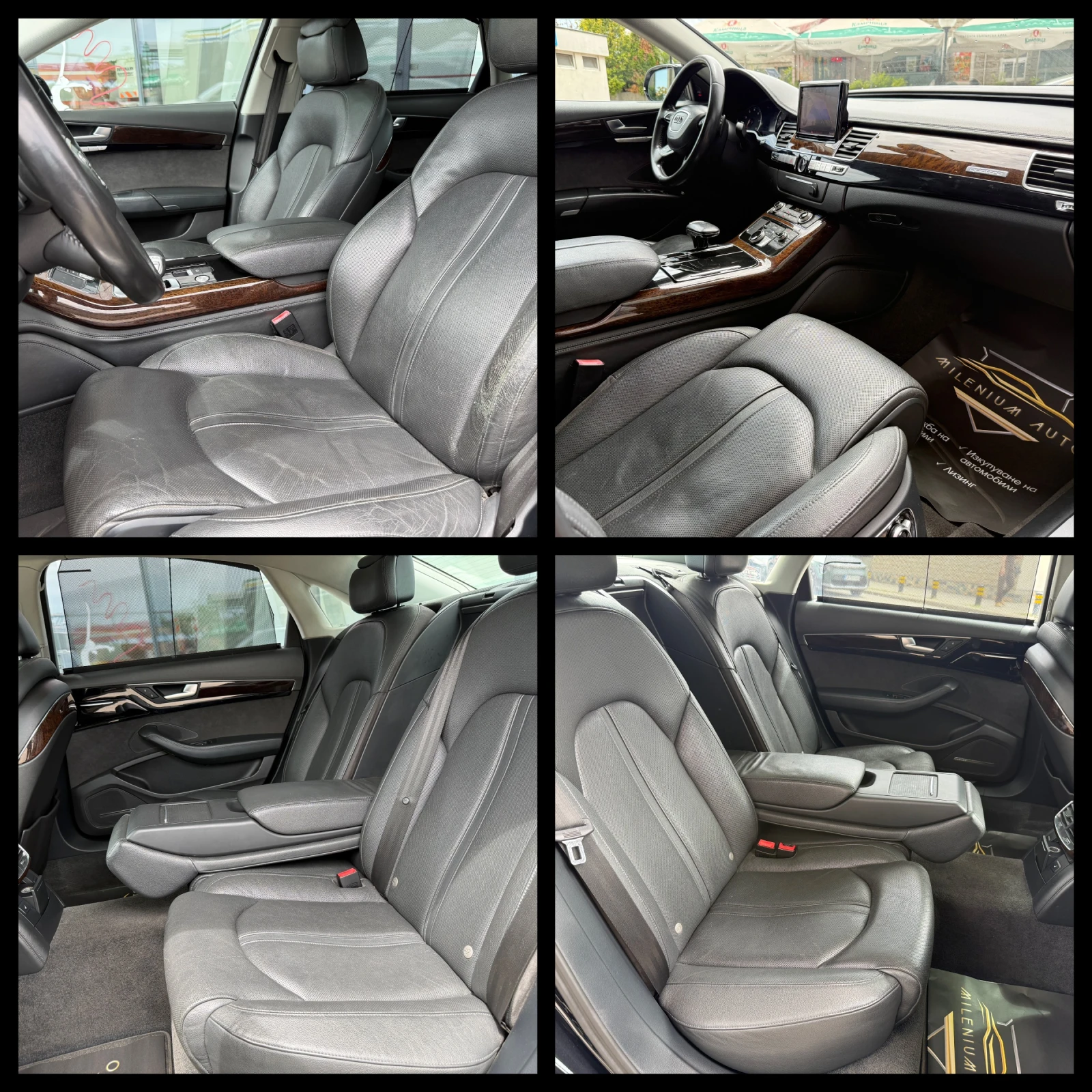 Audi A8 Long 6 МЕСЕЦА ГАРАНЦИЯ/4.2i 370к.с. LED, снимка 10 - Автомобили и джипове - 55184600
