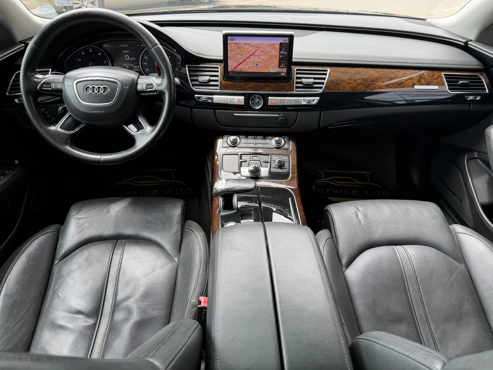 Audi A8 Long 6 МЕСЕЦА ГАРАНЦИЯ/4.2i 370к.с. LED, снимка 9 - Автомобили и джипове - 55184600