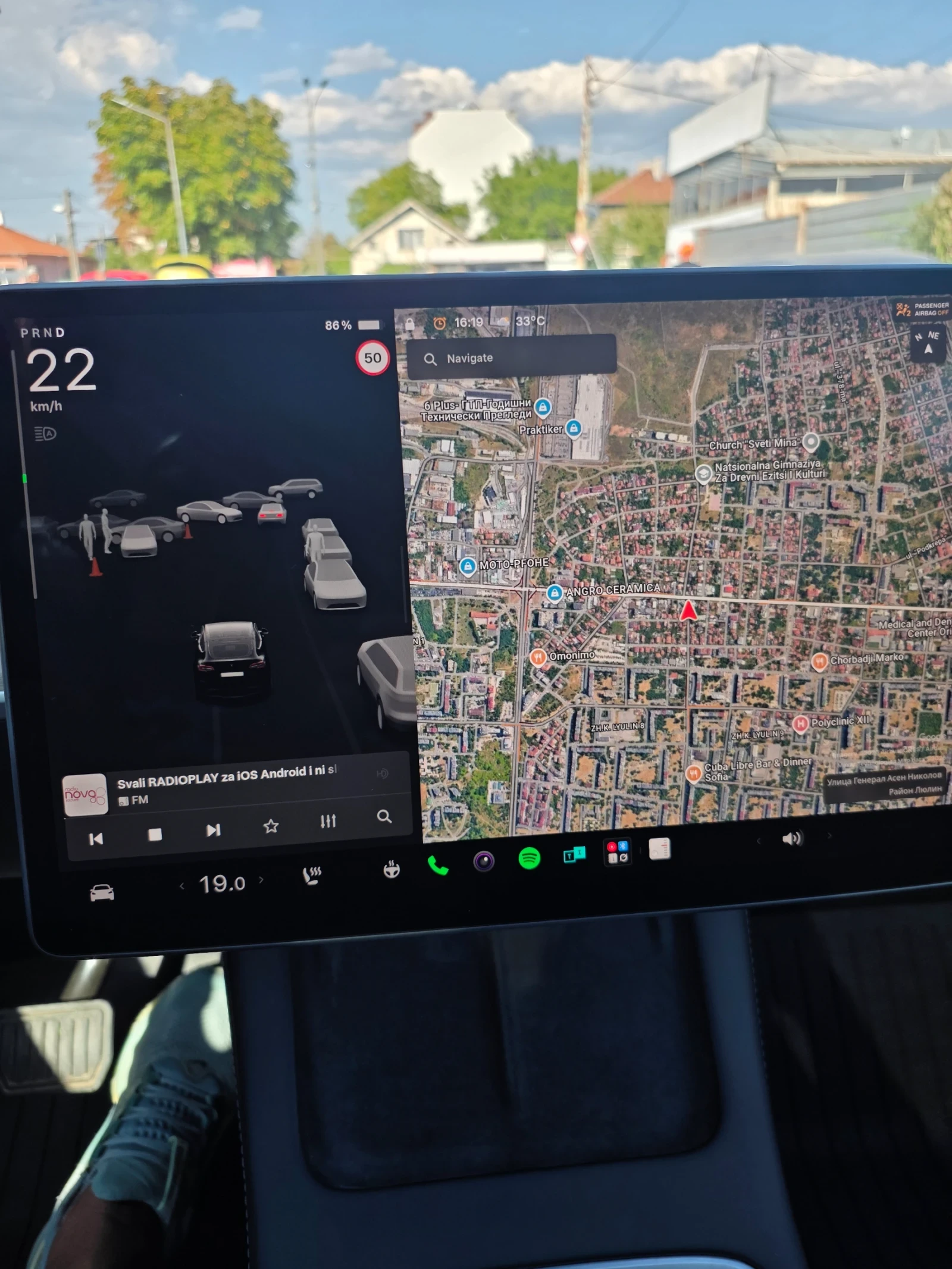 Tesla Model Y LFP* 32500km* РЕГИСТРИРАНА* , снимка 16 - Автомобили и джипове - 56130917