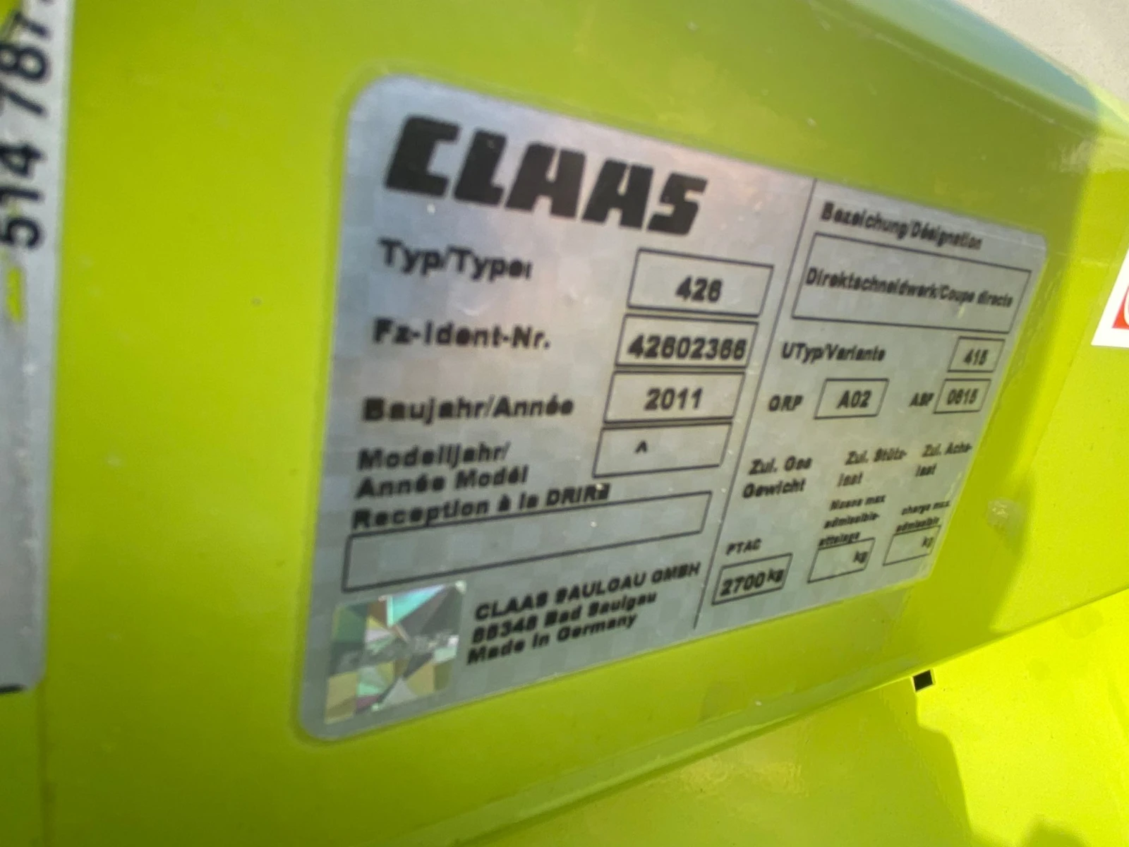 ������� Claas Direct Disc 520 ������ � ����� 3, 8% | Mobile.bg � ����������� 12