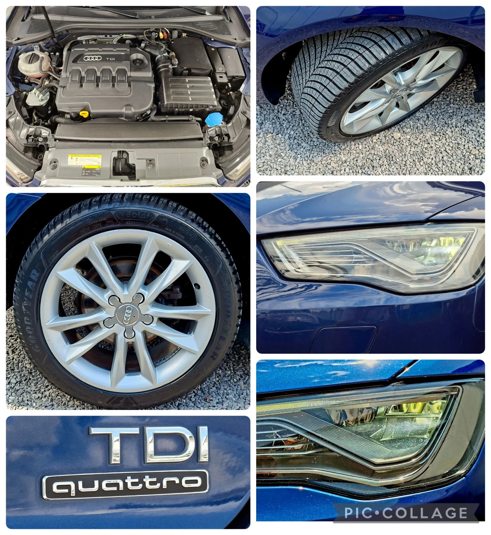 Audi A3 Full LED / QUATTRO/ ТОП СЪСТОЯНИЕ!, снимка 8 - Автомобили и джипове - 55014272