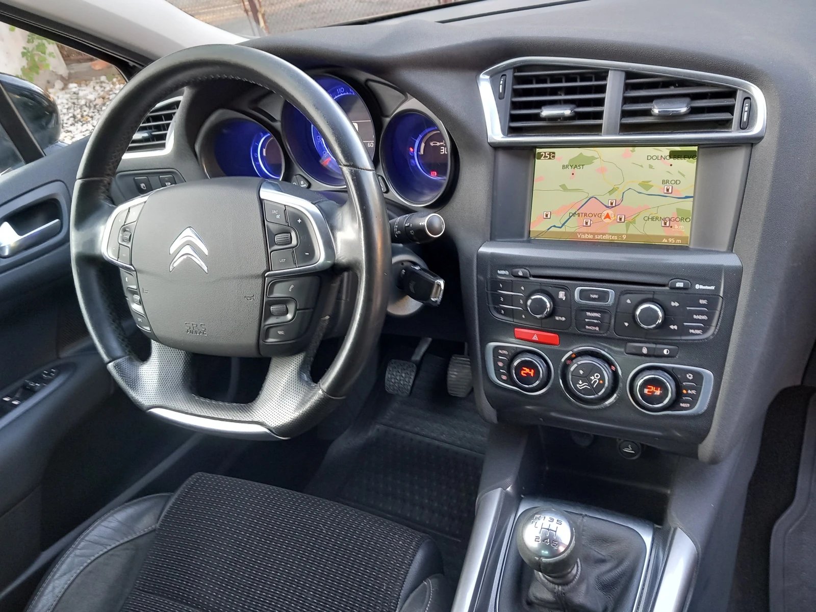 Citroen C4 1.6  HDI NAVI 110кс, снимка 17 - Автомобили и джипове - 55683115