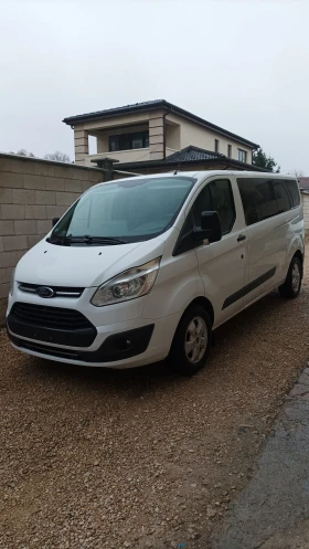 Ford Transit Custom !TOP!LONG!8+ 1!CLIMAX2!ПЕЧКА!КОЖА!107000 км, снимка 1