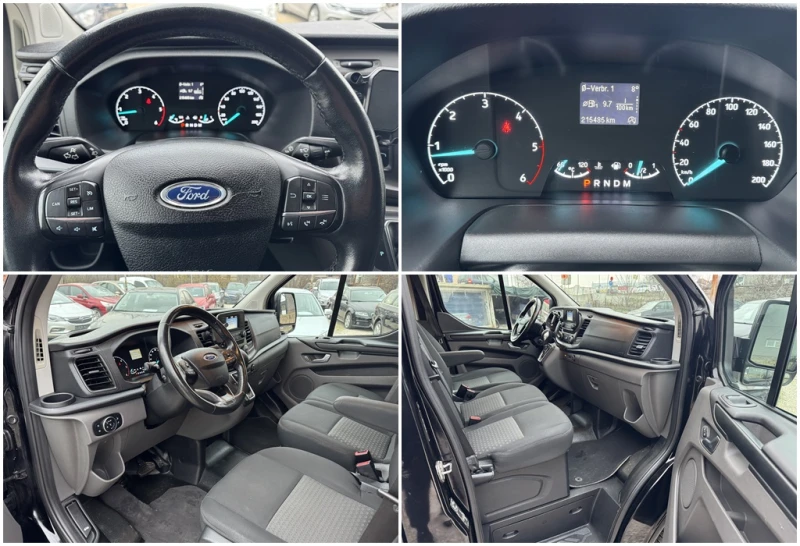 Ford Transit Custom АВТОМАТ-ОБСЛУЖЕН, снимка 17 - Бусове и автобуси - 52876325
