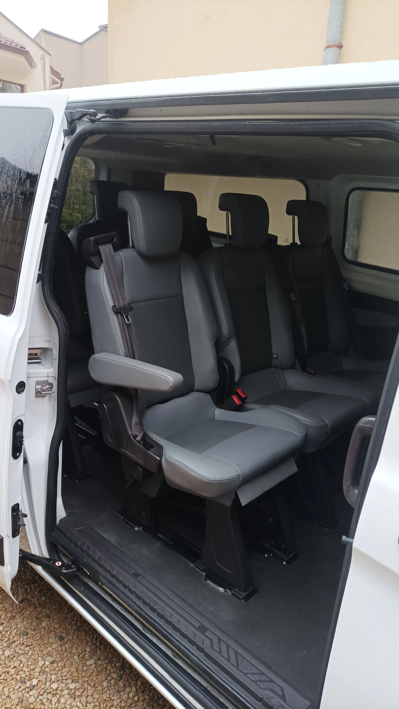 Ford Transit Custom !TOP!LONG!8+ 1!CLIMAX2!ПЕЧКА!КОЖА!107000 км, снимка 9 - Бусове и автобуси - 55255958