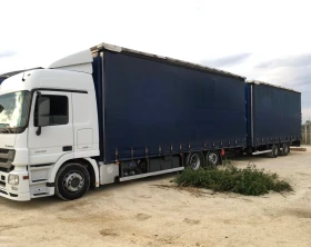 Mercedes-Benz Actros MP3 2544 Henger Jumbo с Ремарке Lecitrailer , снимка 1