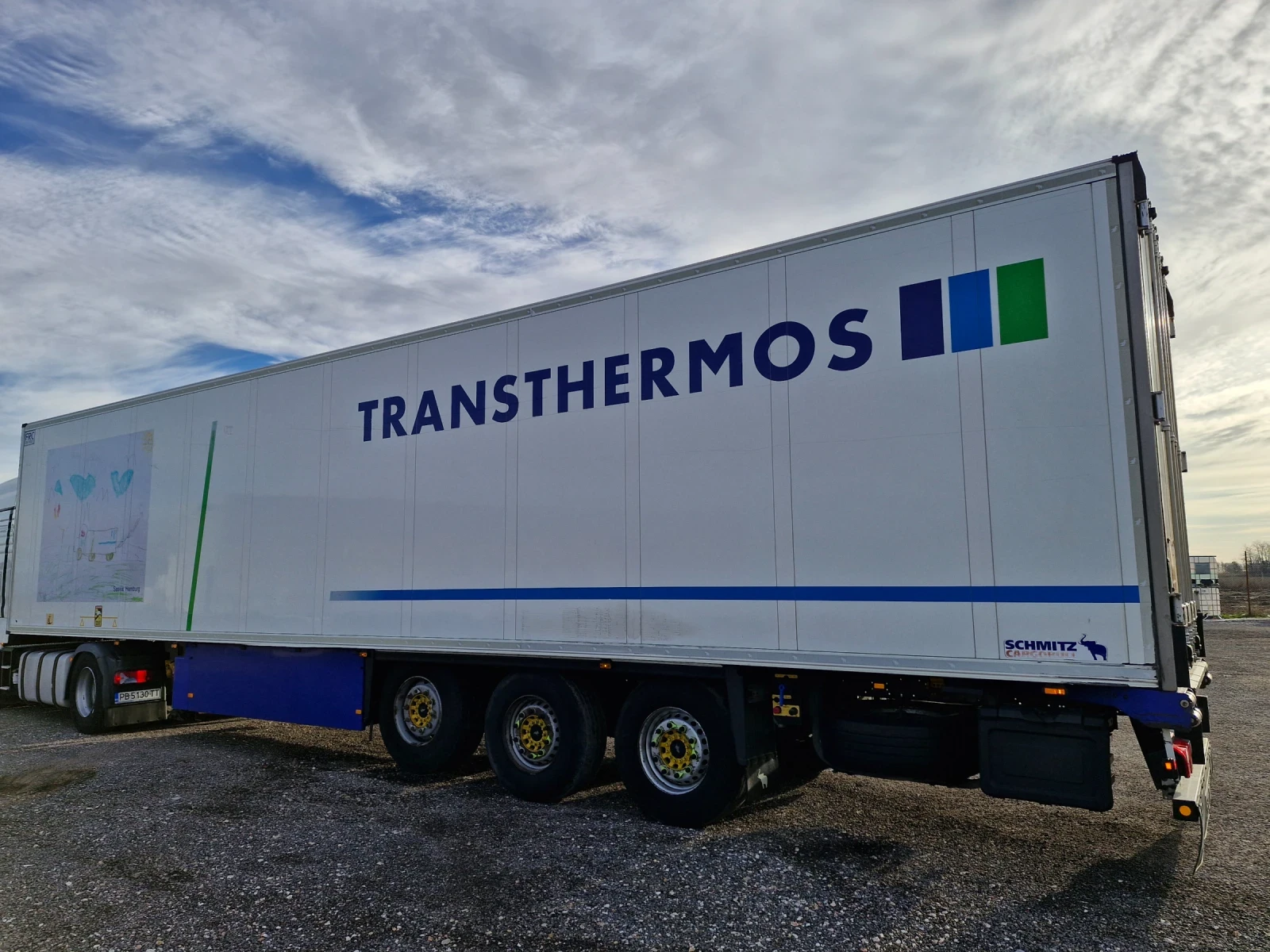 Полуремарке Schmitz SCB S3B Двутемпературно, Двуредово 