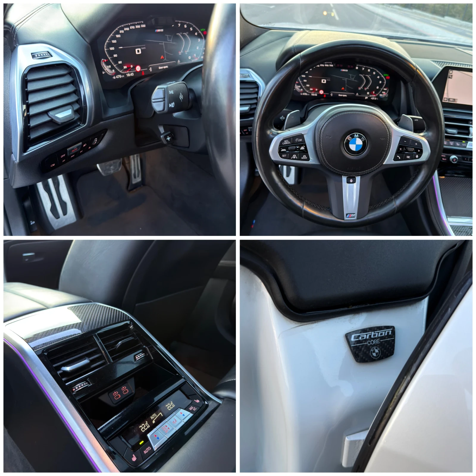 BMW 840 FACELIFT / M Performance / LASER / FULL / CARBON, снимка 15 - Автомобили и джипове - 56214447