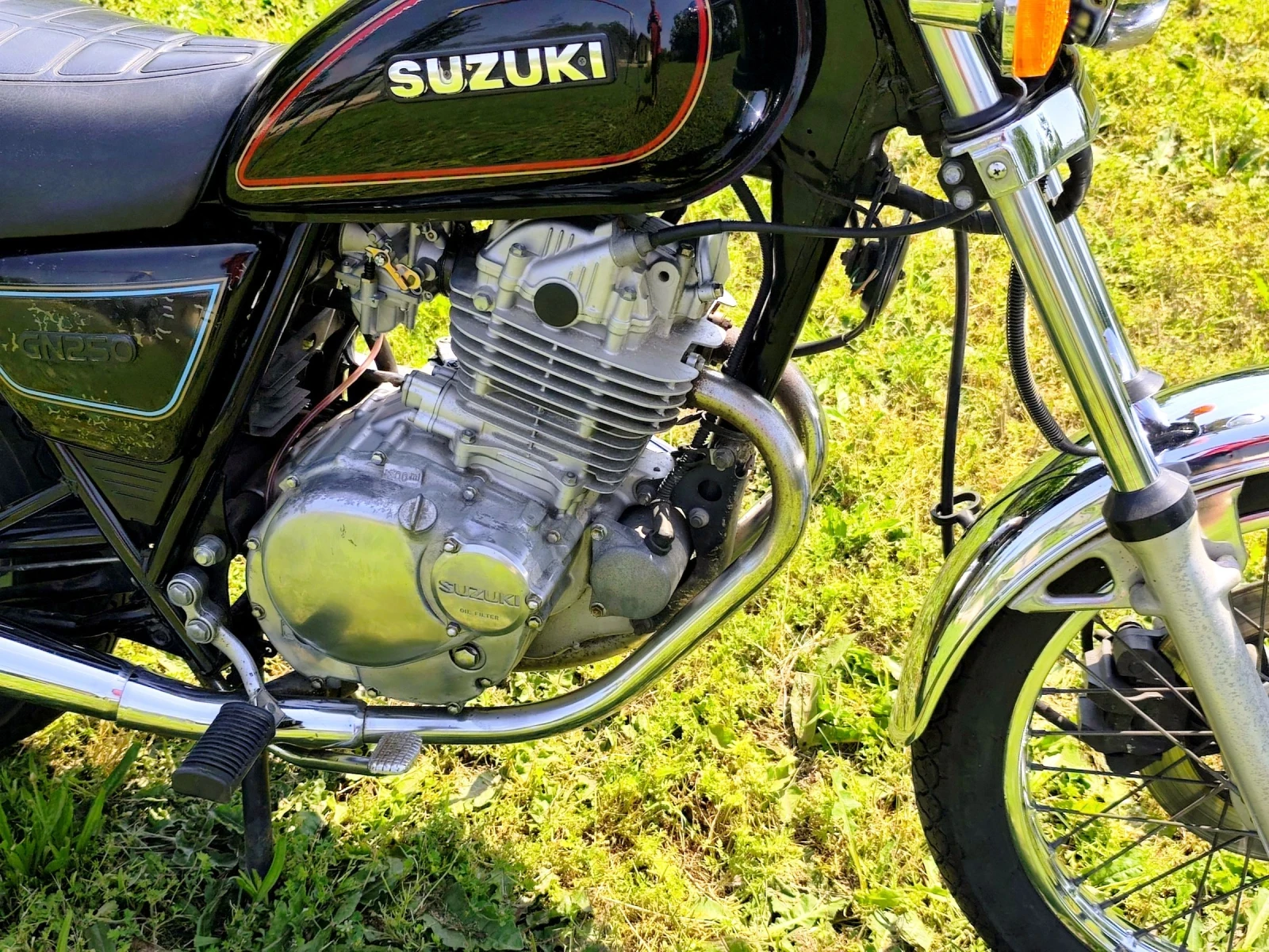 Suzuki GN 250, снимка 6 - Мотоциклети и мототехника - 54798527