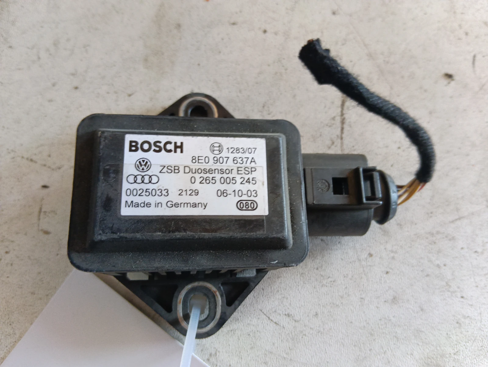 датчик ESP 8E0907637A Audi A8