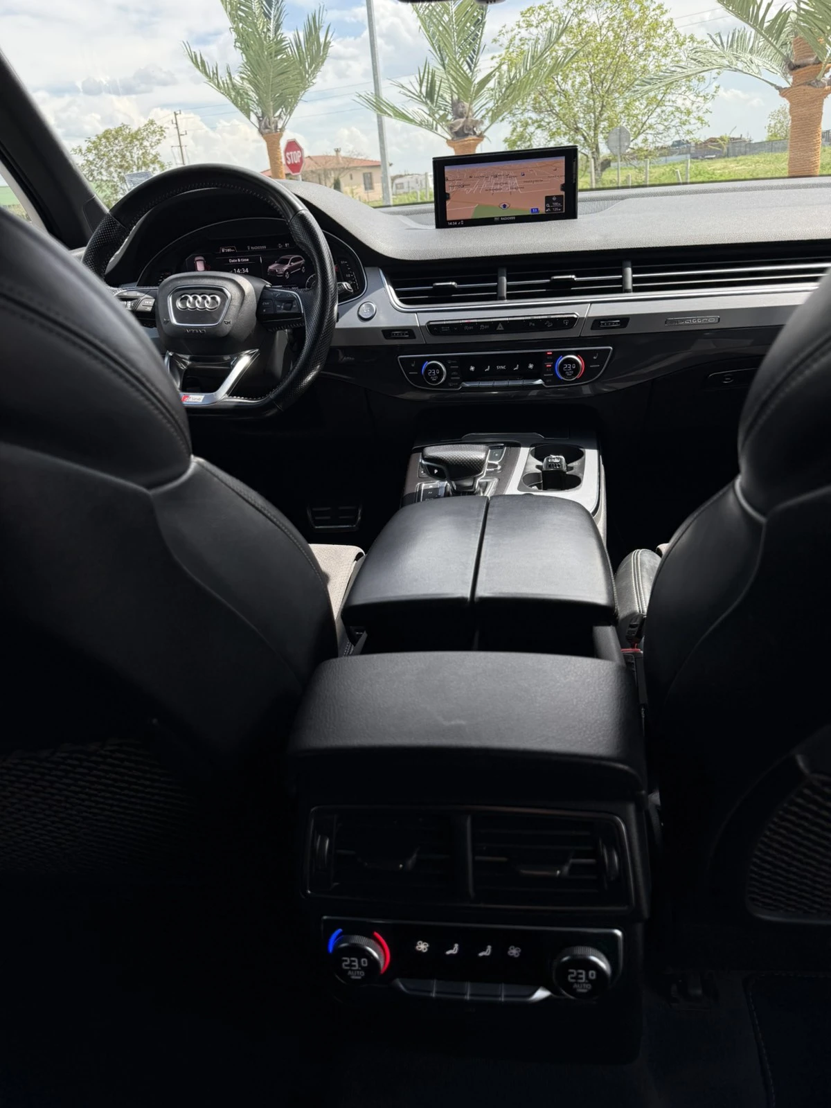 Audi Q7 3x SLINE* 6+ 1* 4xZONE* BOSE* ЗАВИВАЩ ЗАДЕН МОСТ* , снимка 12 - Автомобили и джипове - 54527804
