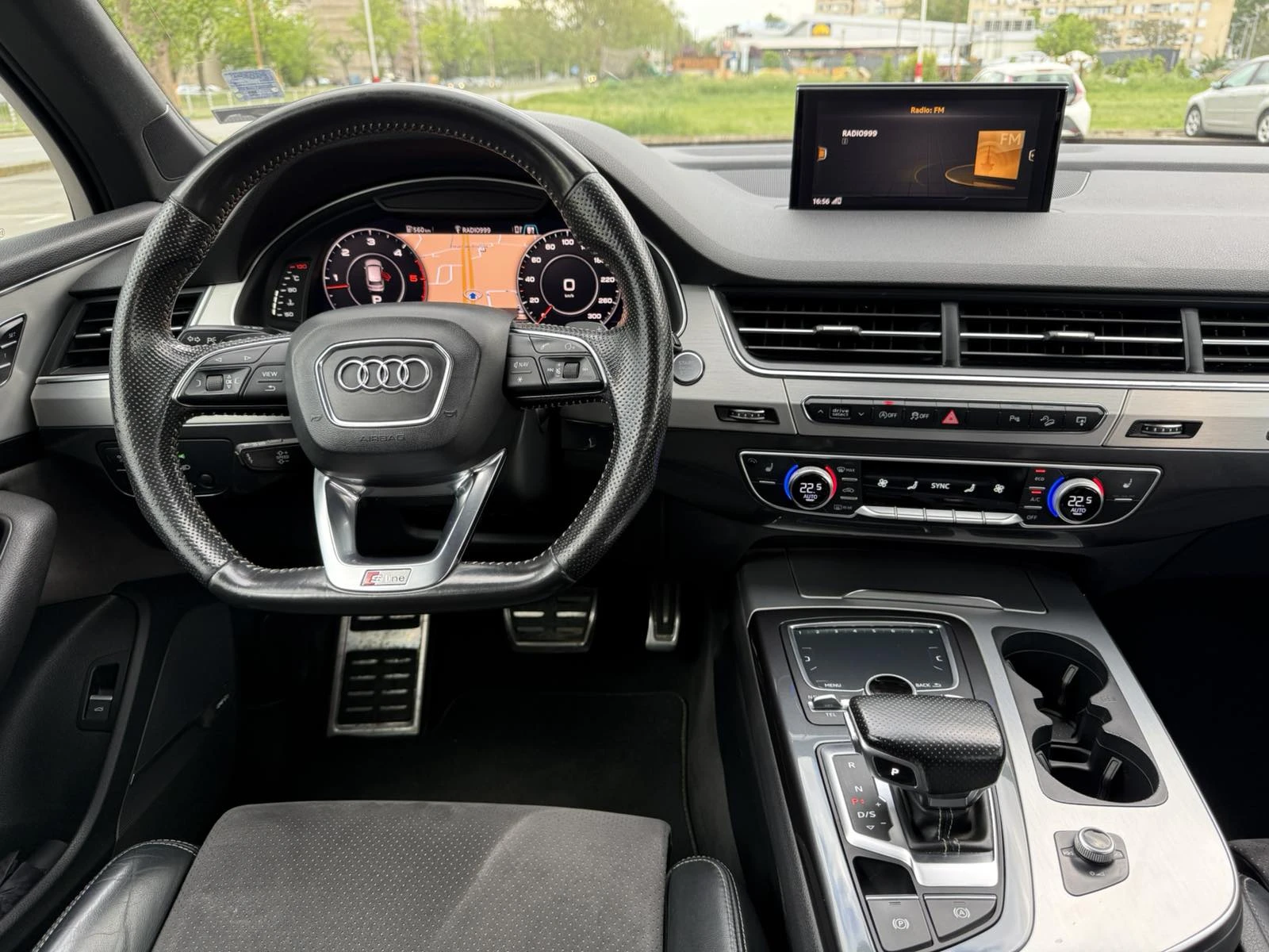 Audi Q7 3x SLINE* 6+ 1* 4xZONE* BOSE* ЗАВИВАЩ ЗАДЕН МОСТ* , снимка 9 - Автомобили и джипове - 54527804