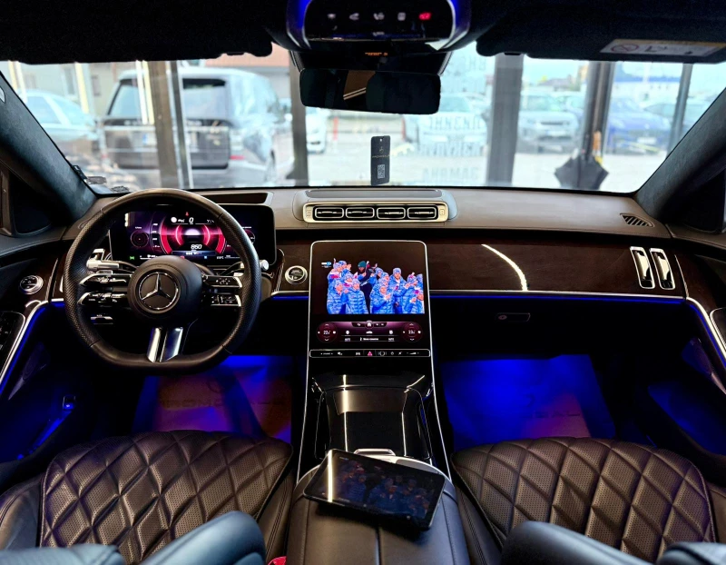 Mercedes-Benz S 580 AMG* 4 Matic* TV* Поръчково изпълнение* Leasing, снимка 9 - Автомобили и джипове - 53395556