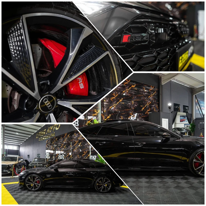 Audi Rs7 4.0 V8 QUATTRO MATRIX CARBON ПАНО B&O ЛИЗИНГ 100%, снимка 17 - Автомобили и джипове - 53490313