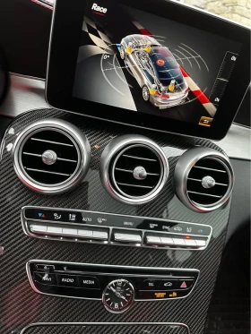 Mercedes-Benz C 63 AMG * FULL* 360* LANE ASSIST* DISS* ПОДГРЕВИ* , снимка 4