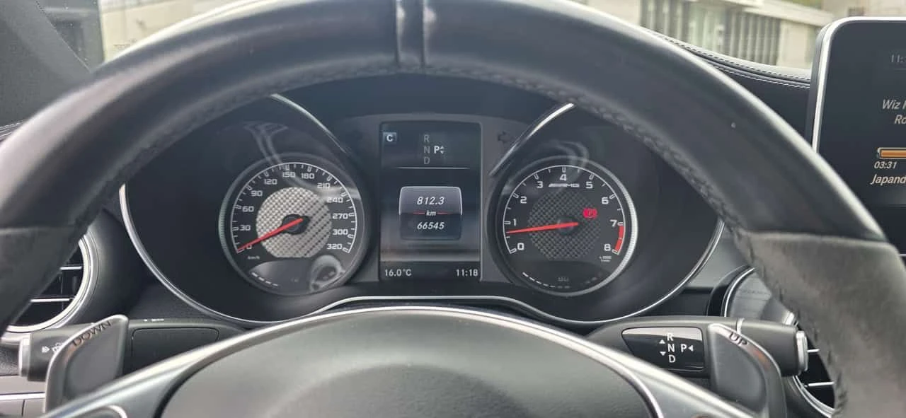 Mercedes-Benz C 63 AMG | 360| ШИБИДАХ| BURMESTER| ПОДГРЕВИ| CARFAX, снимка 11 - Автомобили и джипове - 54694223