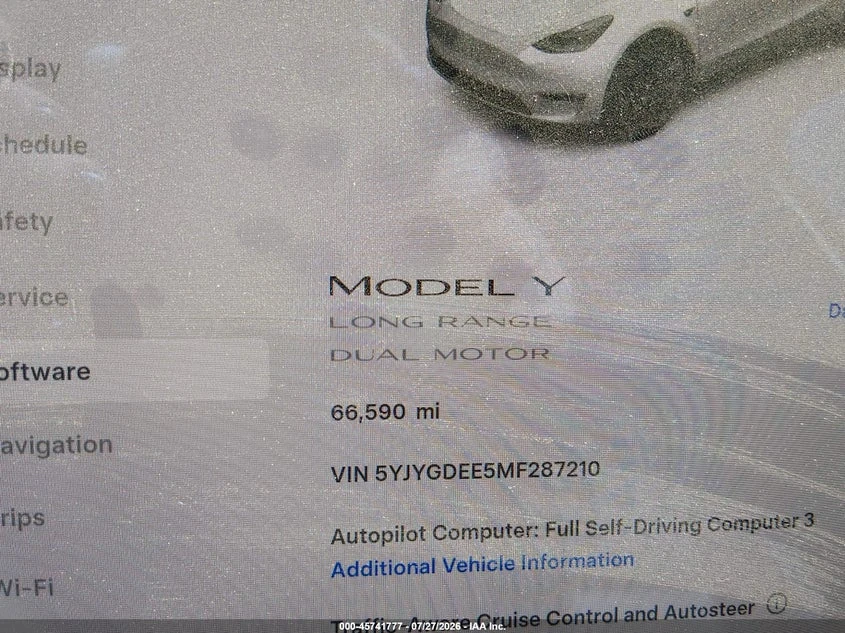 Tesla Model Y 2021 TESLA MODEL Y LONG RANGE DUAL MOTOR, снимка 11 - Автомобили и джипове - 56368350