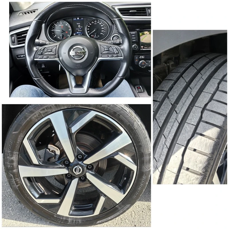 Nissan Qashqai 4x4/1.7d 150kc/Auto/TEKNA/121х.км Реални/ ШВЕЙЦ, снимка 15 - Автомобили и джипове - 45698889