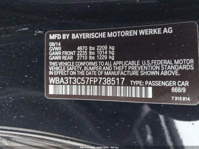 BMW 435 CARFAX АВТО КРЕДИТ - 25500 лв. - 69847976 | Car24.bg