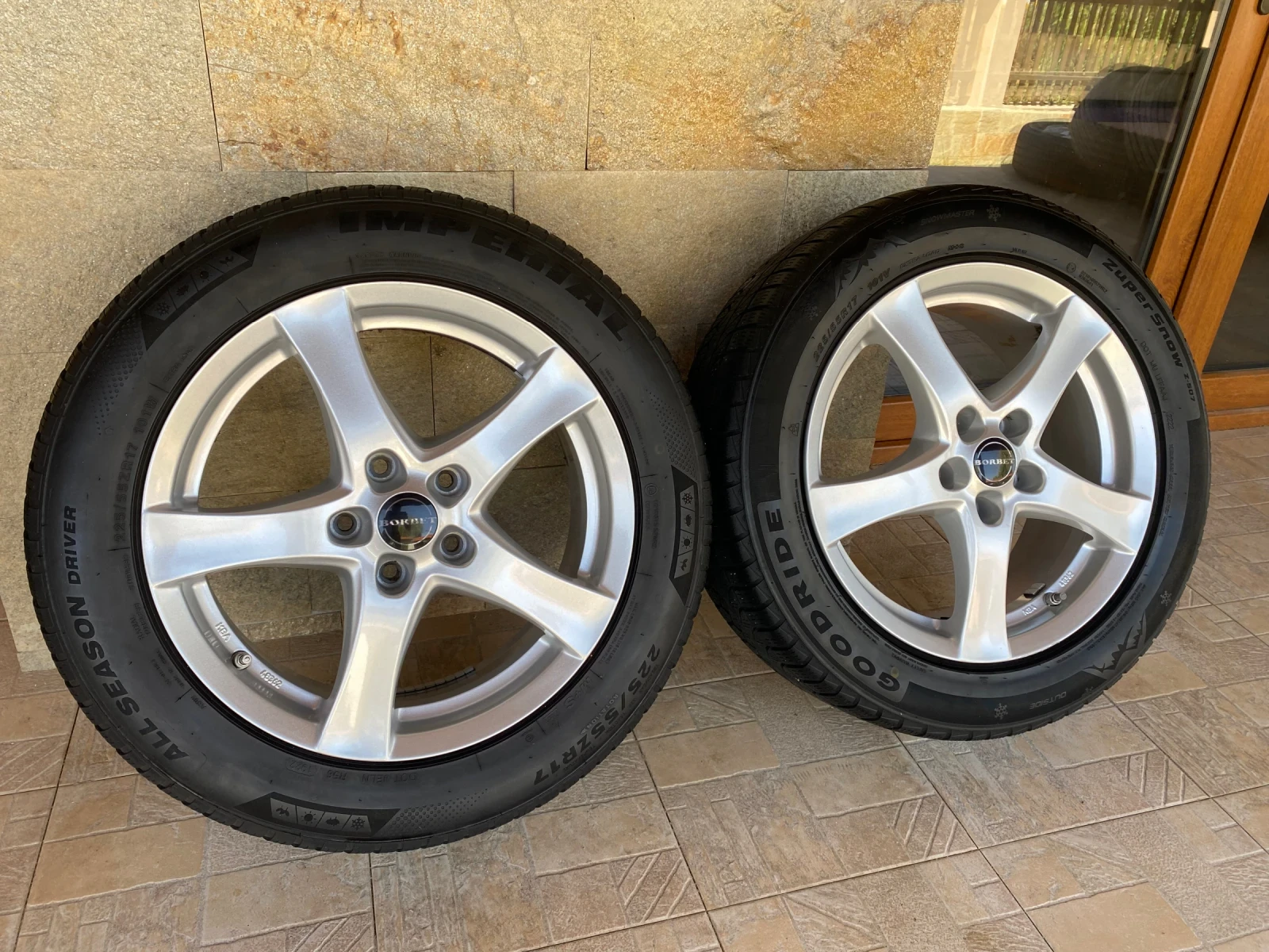 Гуми с джанти Goodride 225/55R17, снимка 4 - Гуми и джанти - 55875849