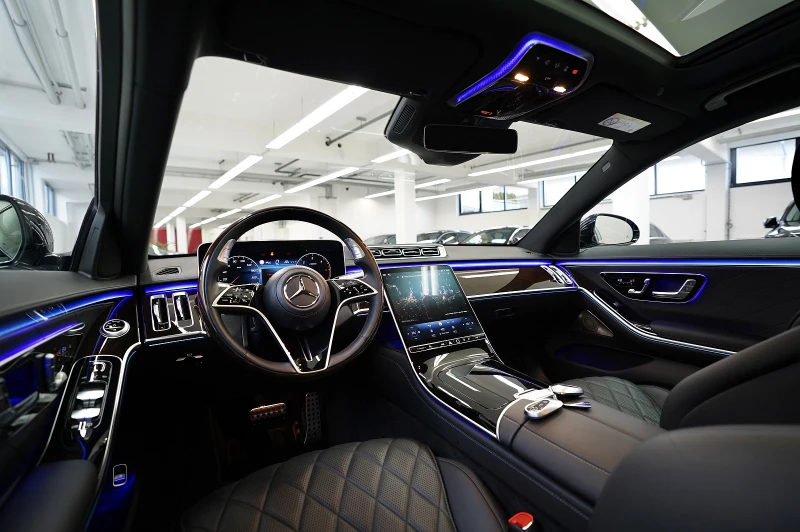 Mercedes-Benz S 450 LONG/ AMG/HUD/PANO/CAMERA/, снимка 9 - Автомобили и джипове - 50808443