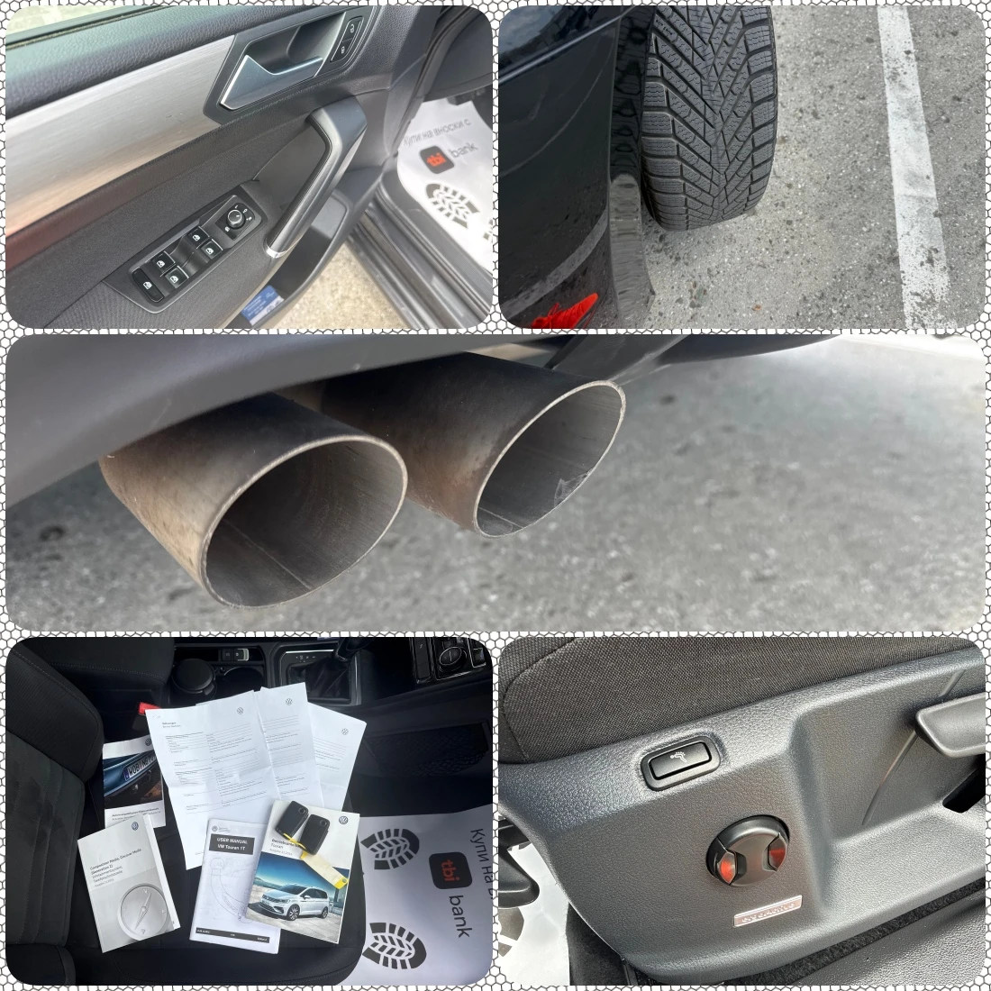 VW Touran 2.0///150p.s///6+ 1///NAVI///Масаж///, снимка 15 - Автомобили и джипове - 54752813