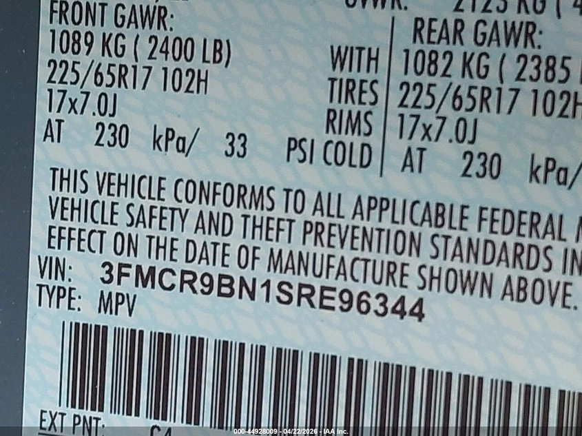 Ford Bronco 1.5L I-3 DI, DOHC, VVT, TURBO, 181HP 4X4 Drive | Mobile.bg � ����������� 9