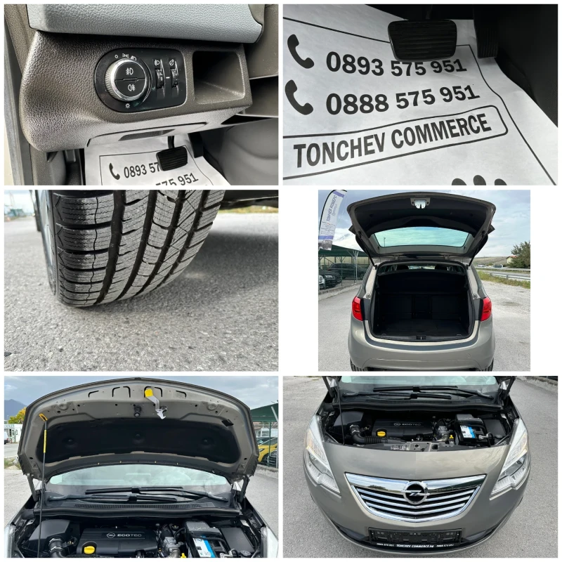 Opel Meriva 1.7-CDTI-AUTOMAT-COSMO-NAVI-KOJA-FULL-NEW-TOP, снимка 17 - Автомобили и джипове - 47463330